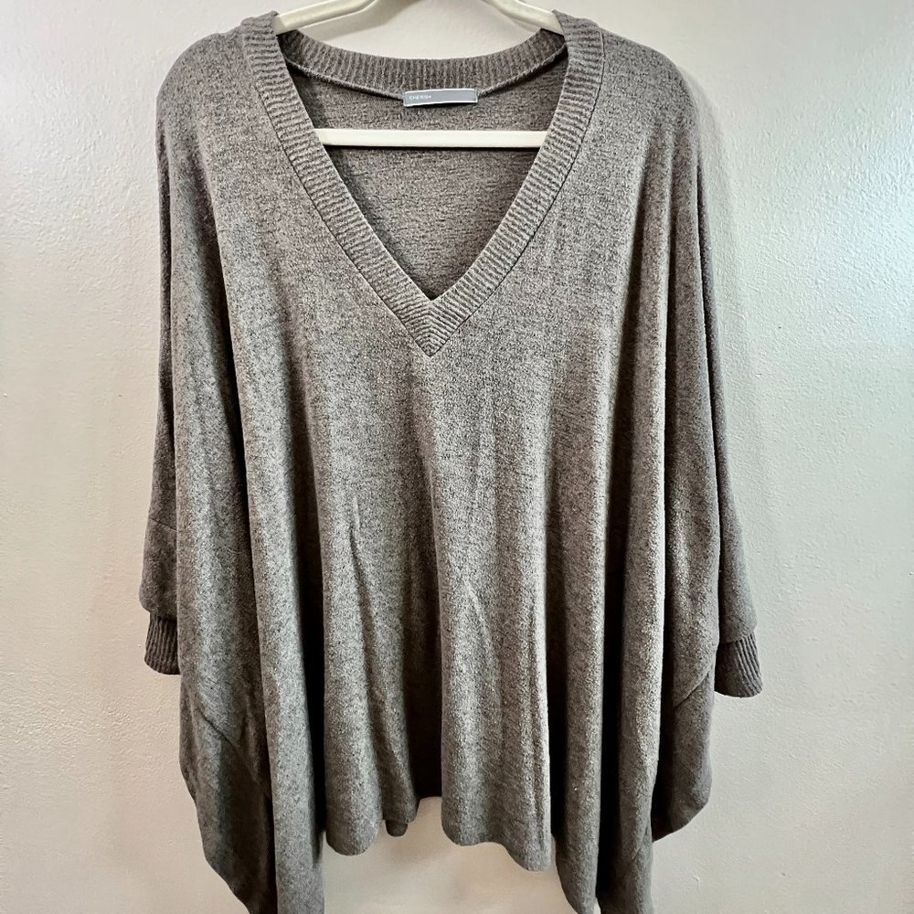 Cherish Oversized Poncho Top